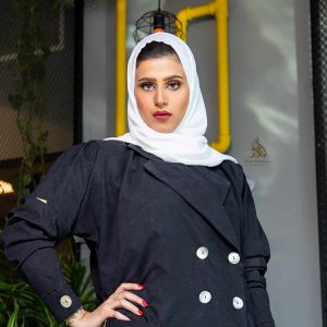 Black Suede Abaya