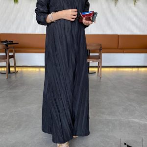 عباية شانتون مكسر اسود