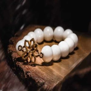 Gold Plated Seashell Silver Bracelet