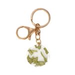 Keychain with Palm Fronds