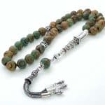 Minaret Prayer Beads- Tibetan Agate