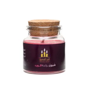 Premium Madina Rose Scented Single Wick Candle