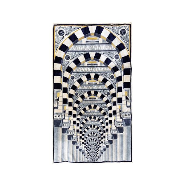 Prophet's Mosque Arches Prayer Mat