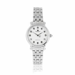 Makkah women's watch silver white dial