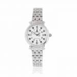 ساعة مكة النسائية طواف فضي مينا ابيض