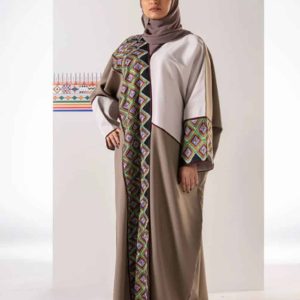 Classic Crepe Abaya, Al-Qatt Al-Asiri pattern