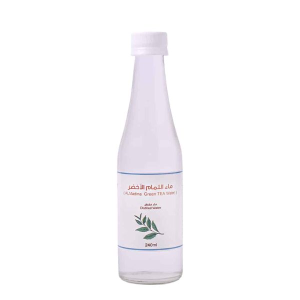 Distilled green tea water 240 ml