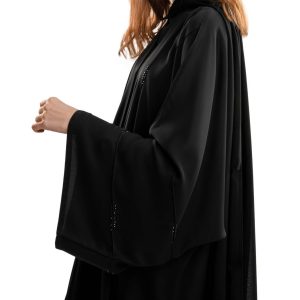 Groor Fabric Crystal Abaya