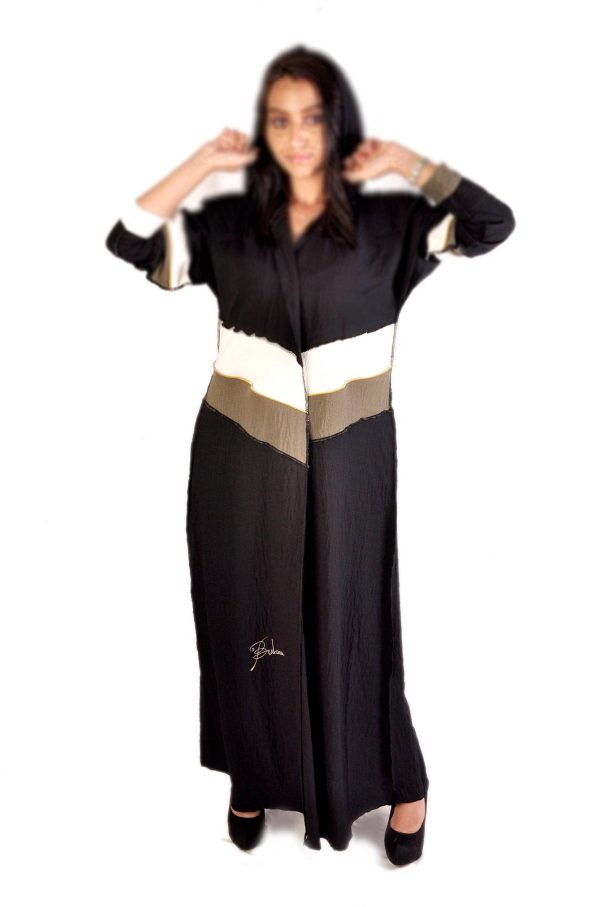 عباية كريب أسود
