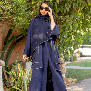 Luxury crepe abaya