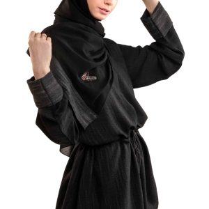 Two Fabric Layers Abaya