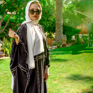 Linen Fabric Abaya