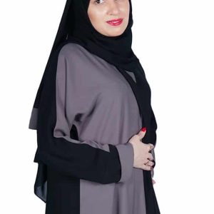 Colored Linen Abaya