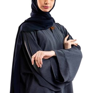Washed-Silk Aabaya