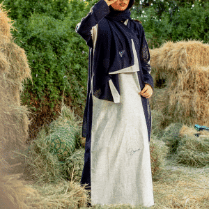 Linen Fabric Abaya