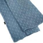 طرحة لينن منقطة لون أزرق