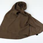 two-layer plain veil brown