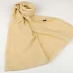 two-layers plain veil, light beige