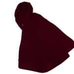 Plain laser chiffon scarf, burgundy