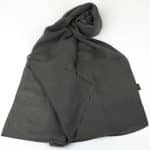 two-layers plain veil dark gray