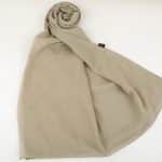 two-layer plain veil, light olive green