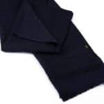 طرحة لينن بتطريز خطوط لامع لون كحلي