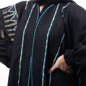 Linen Fabric Abaya