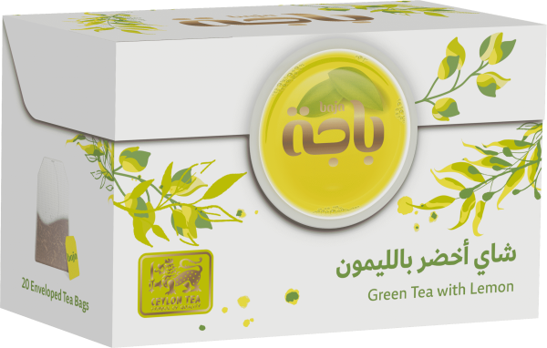 شاي أخضر بالليمون