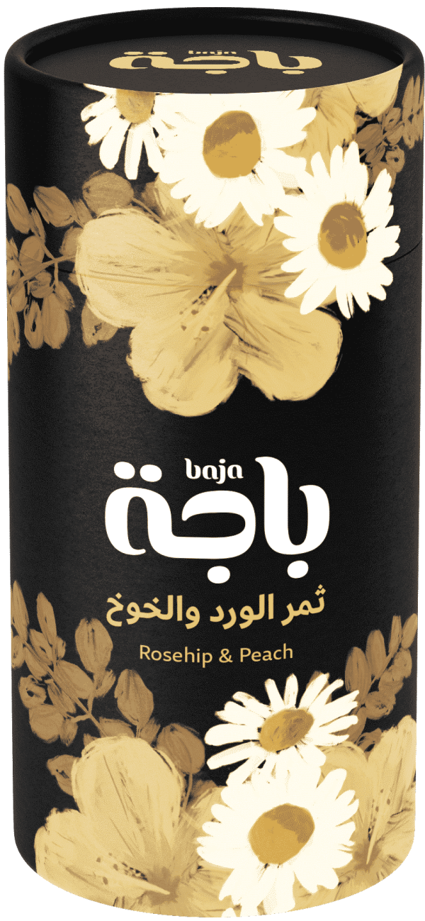 شاي أعشاب فاخر بالورد والخوخ