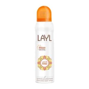 Layl - Perfumed Body Spray - Amber - 150 ml